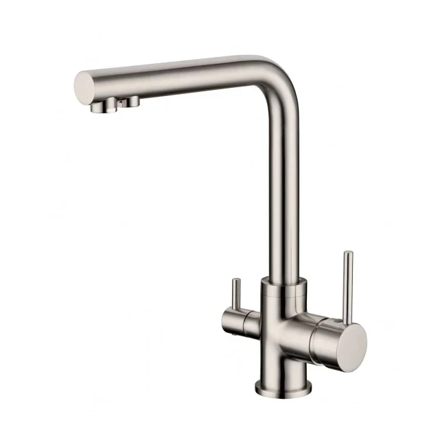 Смеситель для кухни Grocenberg GB40551, никель