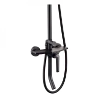 Душевая система Grocenberg GB7025, черный матовый