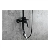 Душевая система Grocenberg GB7025, черный матовый