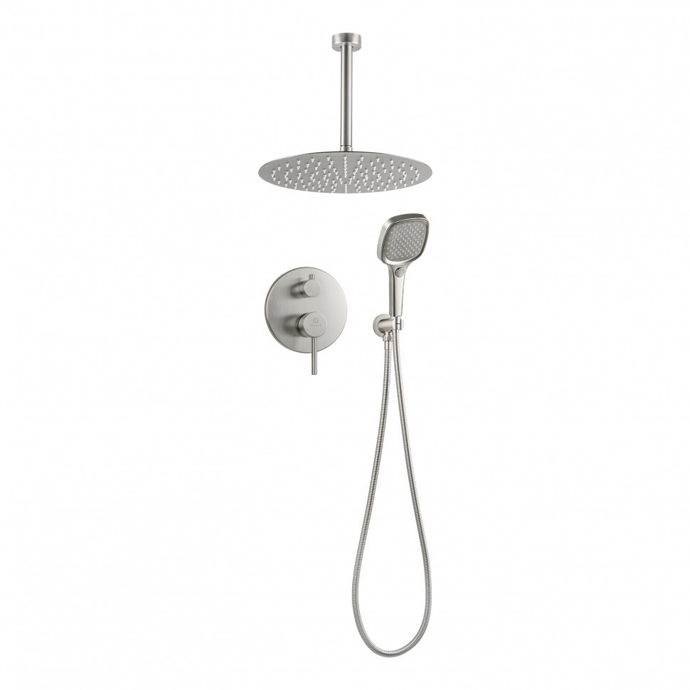 Душевая система скрытого монтажа FILARETE Roun FL1029, никель