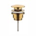 Донный клапан для раковины Grocenberg GB106, золотой брашированный