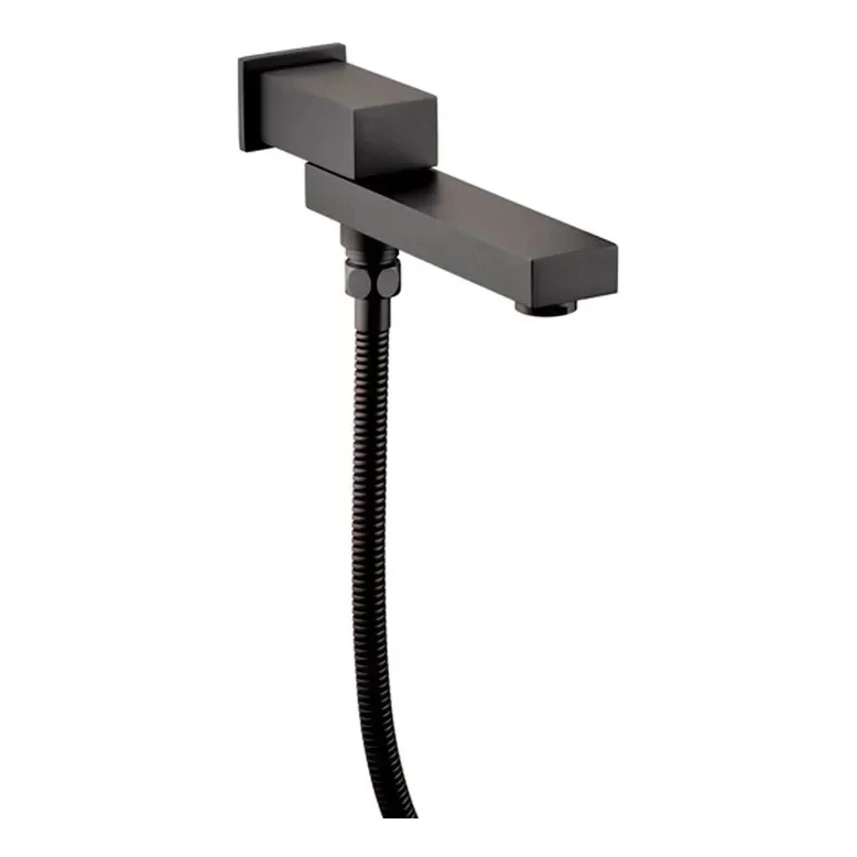 Излив поворотный с переключателем Grocenberg GB058, черный матовый