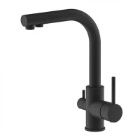 Смеситель для кухни Grocenberg GB40551, черный матовый