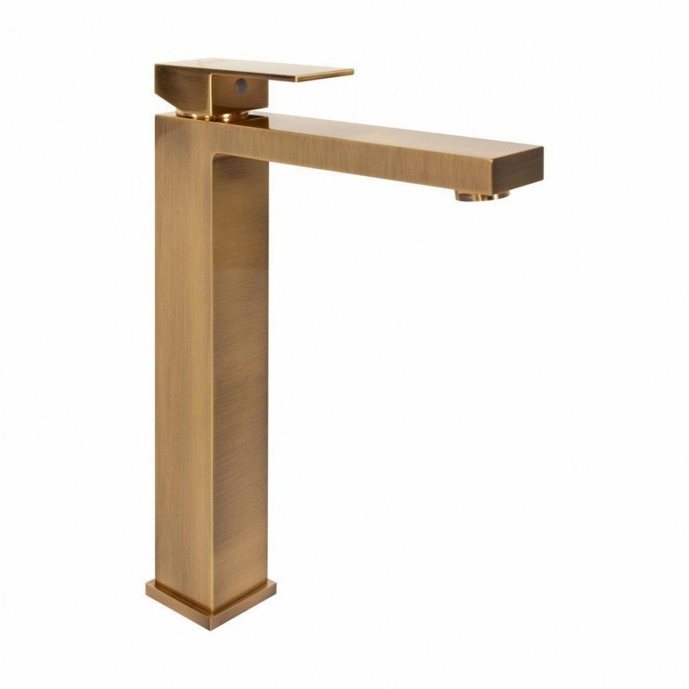 Смеситель для раковины высокий Hansberge H2070, бронза