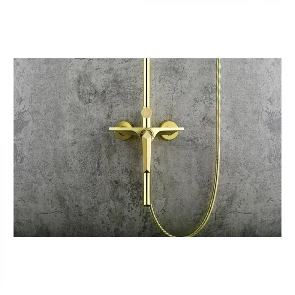 Душевая система Grocenberg GB7025, матовое золото