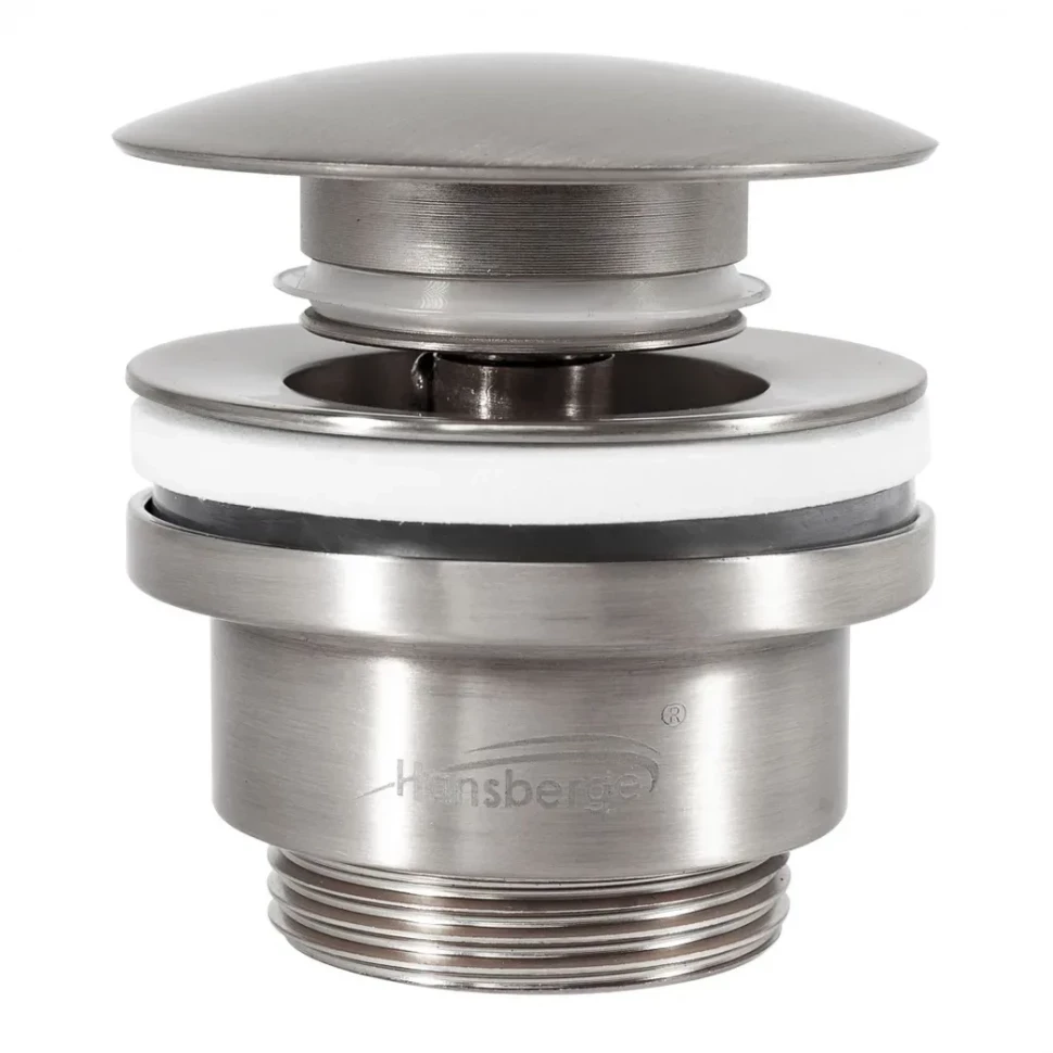 Донный клапан для раковины Hansberge H107, никель