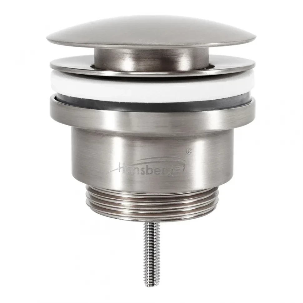 Донный клапан для раковины Hansberge H107, никель