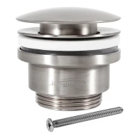 Донный клапан для раковины Hansberge H107, никель