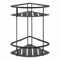Полка корзина угловая Grocenberg AC0075BL, черный матовый