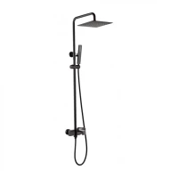 Душевая система Grocenberg GB7090, черный матовый