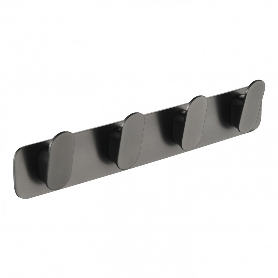 Полотенцедержатель с 4 крючками Grocenberg AC0054, графит