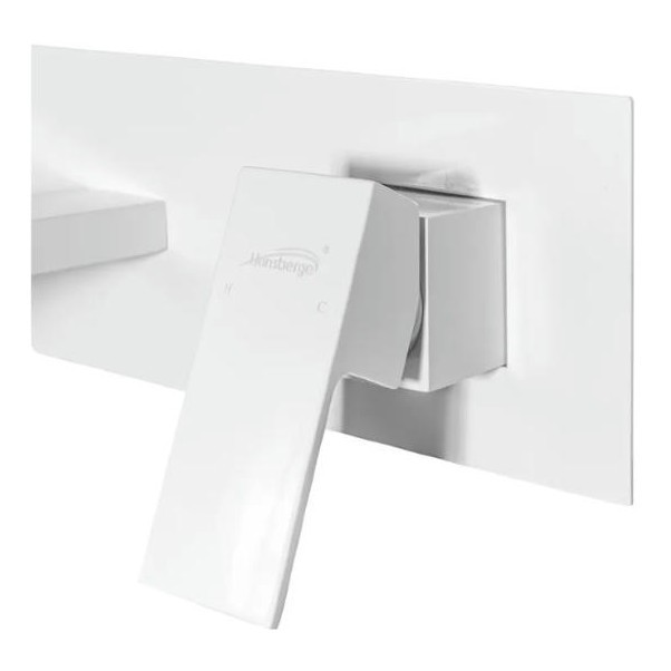 Смеситель встраиваемый для раковины Hansberge H688, белый