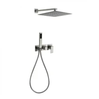 Душевая система скрытого монтажа Grocenberg GB5080, никель