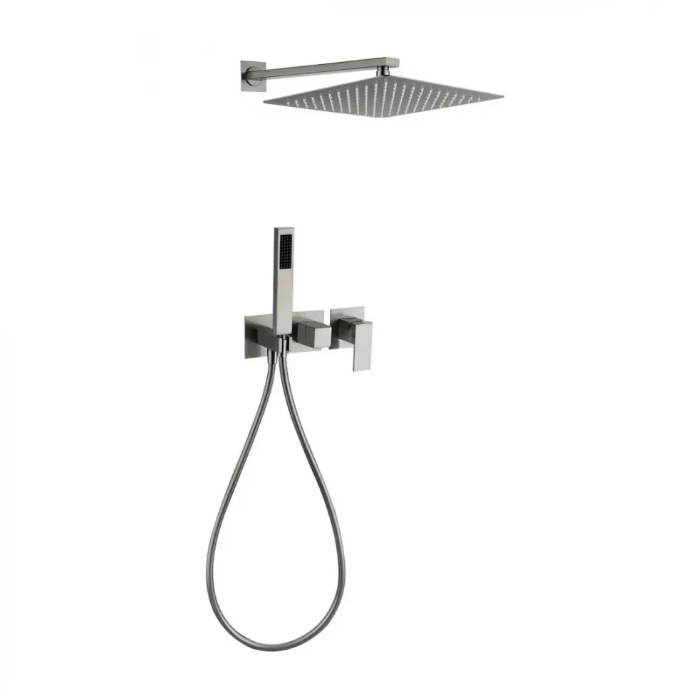 Душевая система скрытого монтажа Grocenberg GB5080, никель