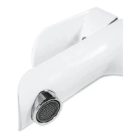 Смеситель для раковины Grocenberg GB2010, белый/хром