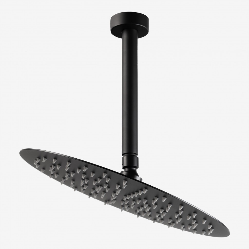 Душевая система скрытого монтажа FILARETE Roun FL1027, черный матовый