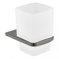 Настенный стакан одинарный Grocenberg AC0053, графит