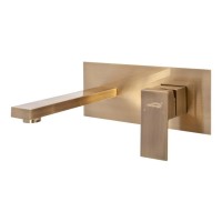 Смеситель встраиваемый для раковины Hansberge H688, бронза