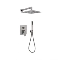 Душевая система скрытого монтажа Grocenberg GB5089BG-3, графит