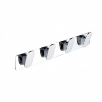 Полотенцедержатель с 4 крючками Grocenberg AC0054, хром Полотенцедержатель с 4 крючками Grocenberg AC0054, хром