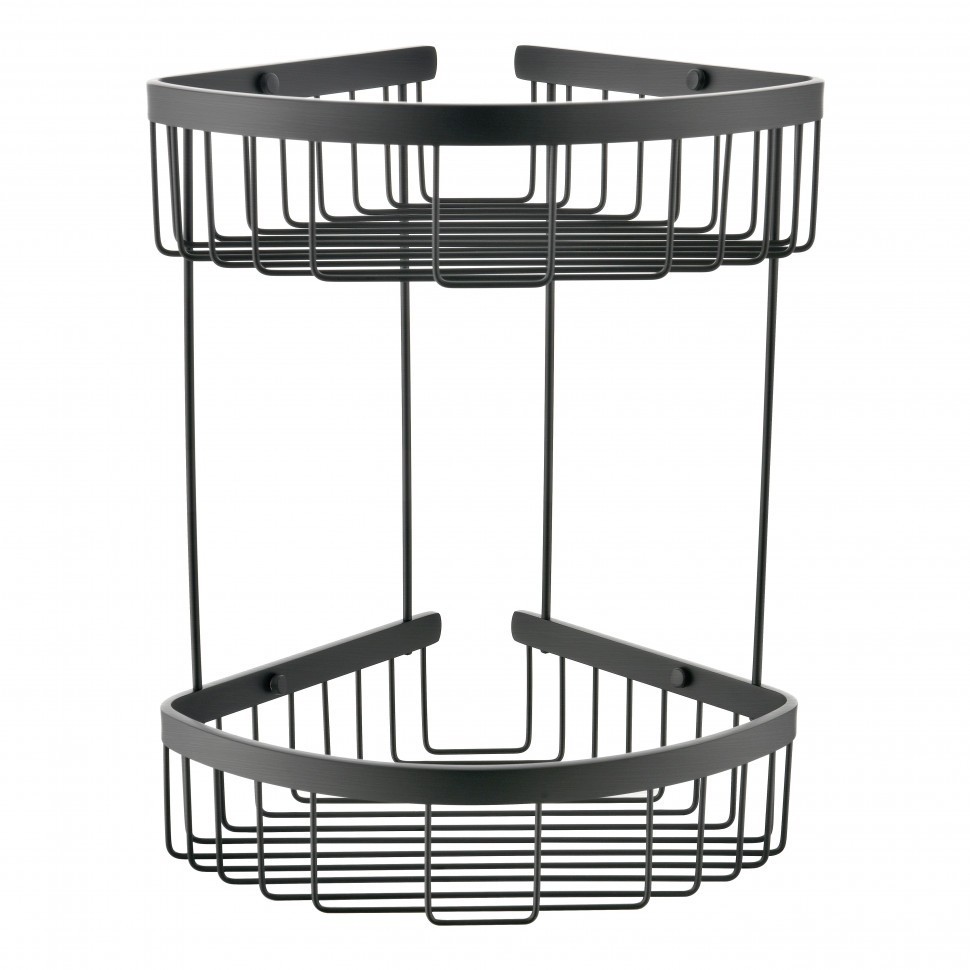 Полка корзина угловая Grocenberg AC0076BG, графит