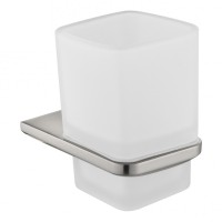 Настенный стакан одинарный Grocenberg AC0053, никель