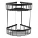 Полка корзина угловая Grocenberg AC0076BL, черный матовый
