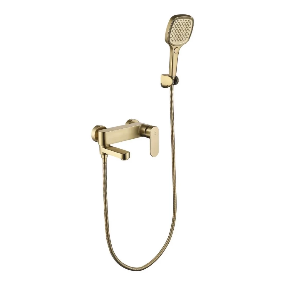 Смеситель для ванны Grocenberg GB8011MG, матовое золото