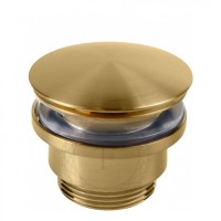 Донный клапан FILARETE FL75, золотой брашированный