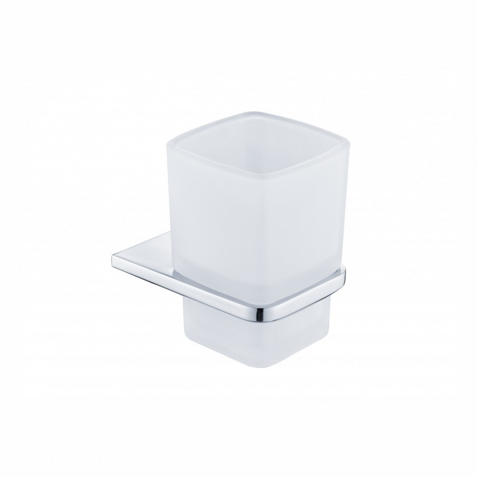 Настенный стакан одинарный Grocenberg AC0053, хром Настенный стакан одинарный Grocenberg AC0053, хром