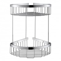 Полка корзина угловая Grocenberg AC0076CR, хром