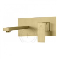 Смеситель для раковины FILARETE Fing FL4040, матовое золото