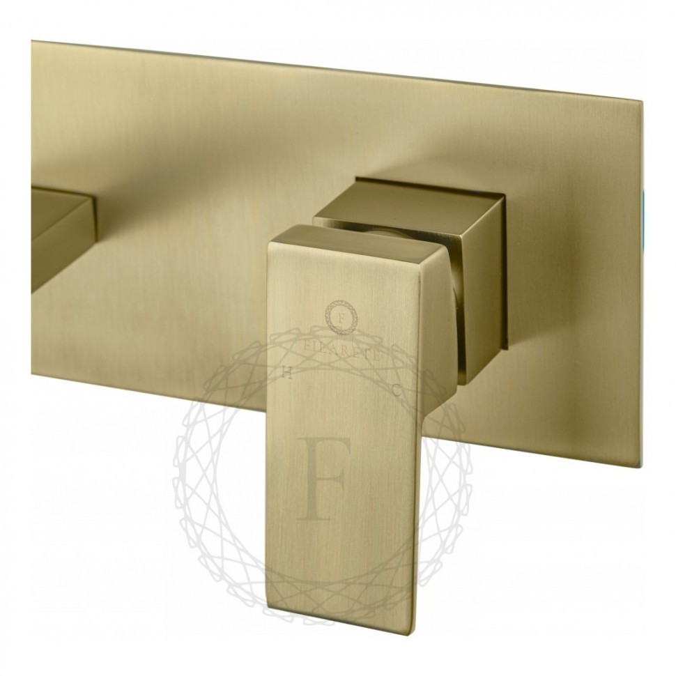 Смеситель для раковины FILARETE Fing FL4040, матовое золото