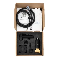 Смеситель встраиваемый с гигиеническим душем FILARETE Roun FL100, черный матовый