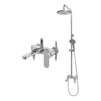 Душевая система Hansberge H5044, хром