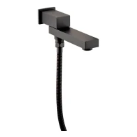 Душевая система скрытого монтажа Grocenberg GB5089BL-2, черный матовый