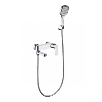 Смеситель для ванны с ручным душем Grocenberg GB8011, хром