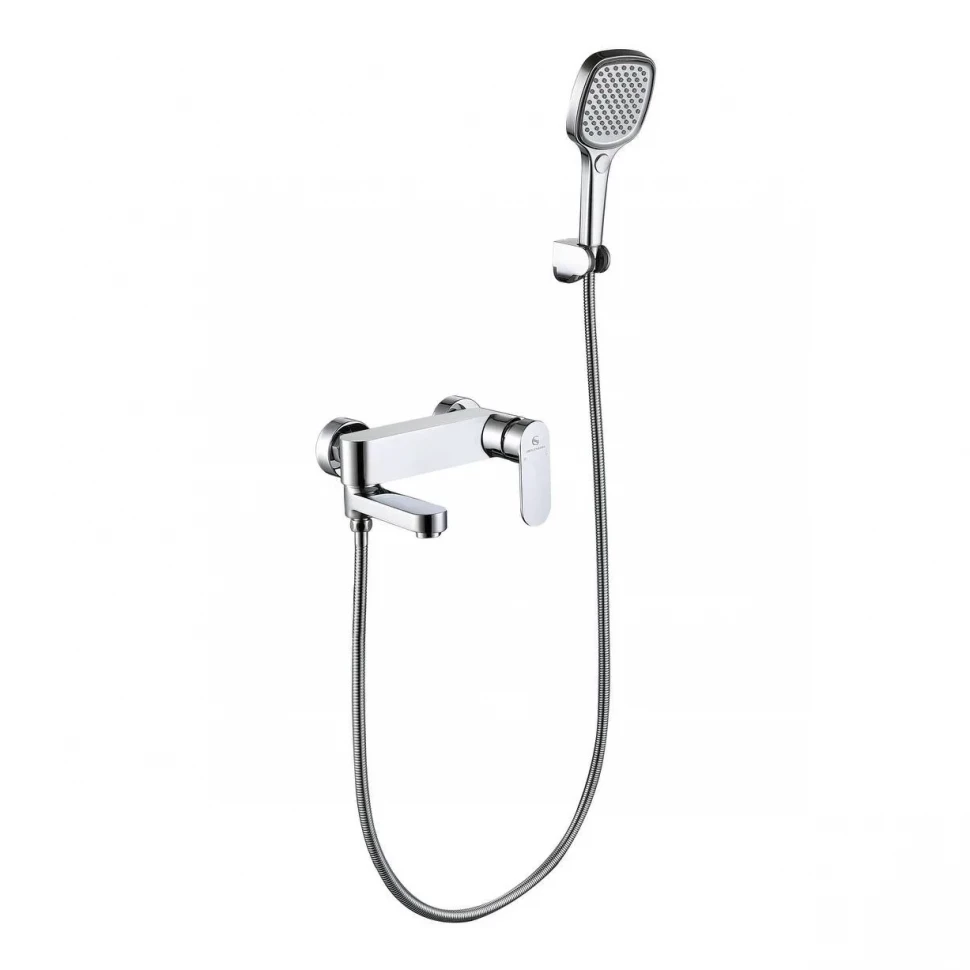 Смеситель для ванны с ручным душем Grocenberg GB8011, хром