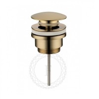 Донный клапан FILARETE FL75, матовое золото