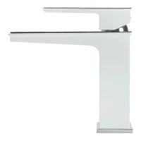 Смеситель для раковины Grocenberg GB2088, белый/хром