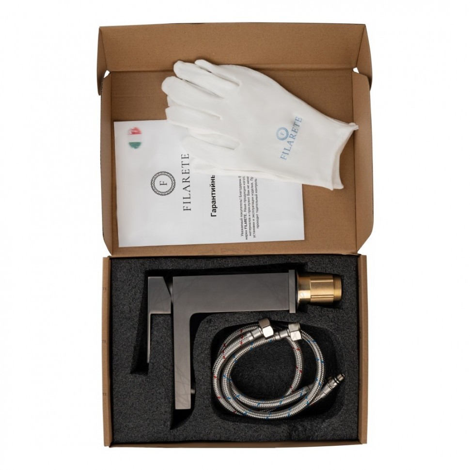 Смеситель для раковины FILARETE Fing FL5040, графит