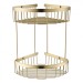 Полка корзина угловая Grocenberg AC0076MG, матовое золото