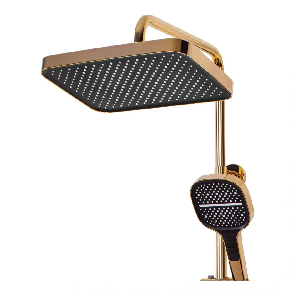 Душевая система Hansberge H5065, золото глянец