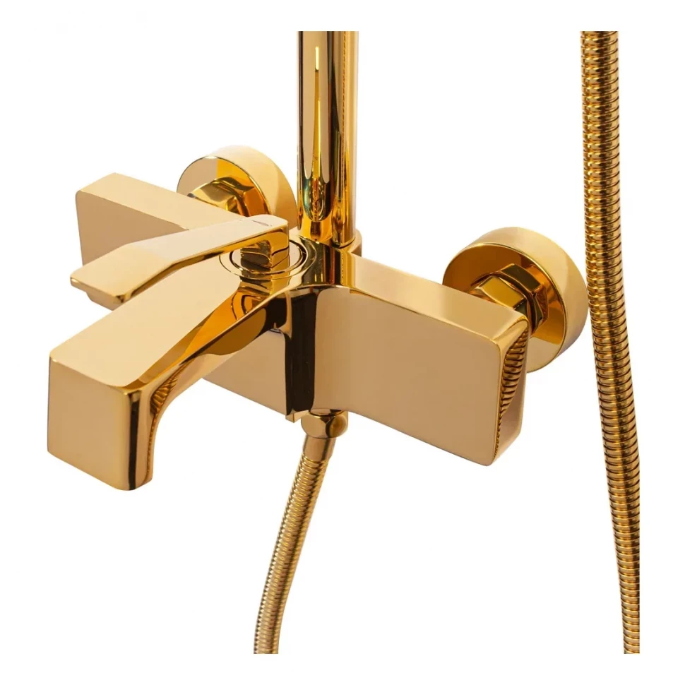 Душевая система Hansberge H5065, золото глянец