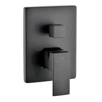 Душевая система скрытого монтажа Grocenberg GB5089BL-4, черный матовый