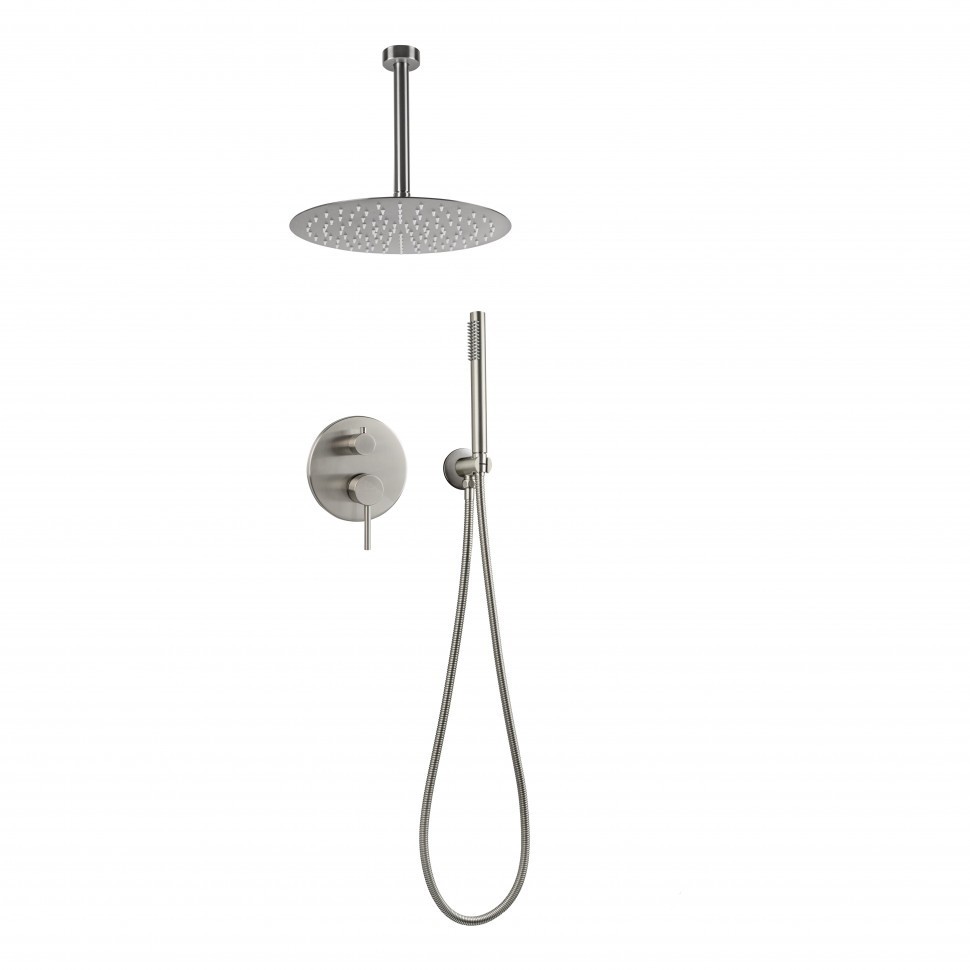 Душевая система скрытого монтажа FILARETE Roun FL1024, никель