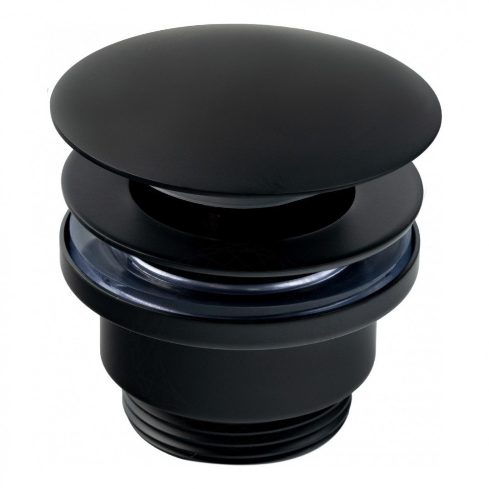 Донный клапан FILARETE FL75, черный матовый