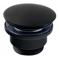 Донный клапан FILARETE FL75, черный матовый