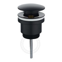 Донный клапан FILARETE FL75, черный матовый