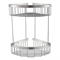 Полка корзина угловая Grocenberg AC0076NK, никель